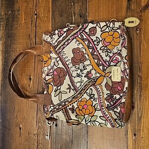 Fossil Shoulder Bag With Optional Crossbody Strap